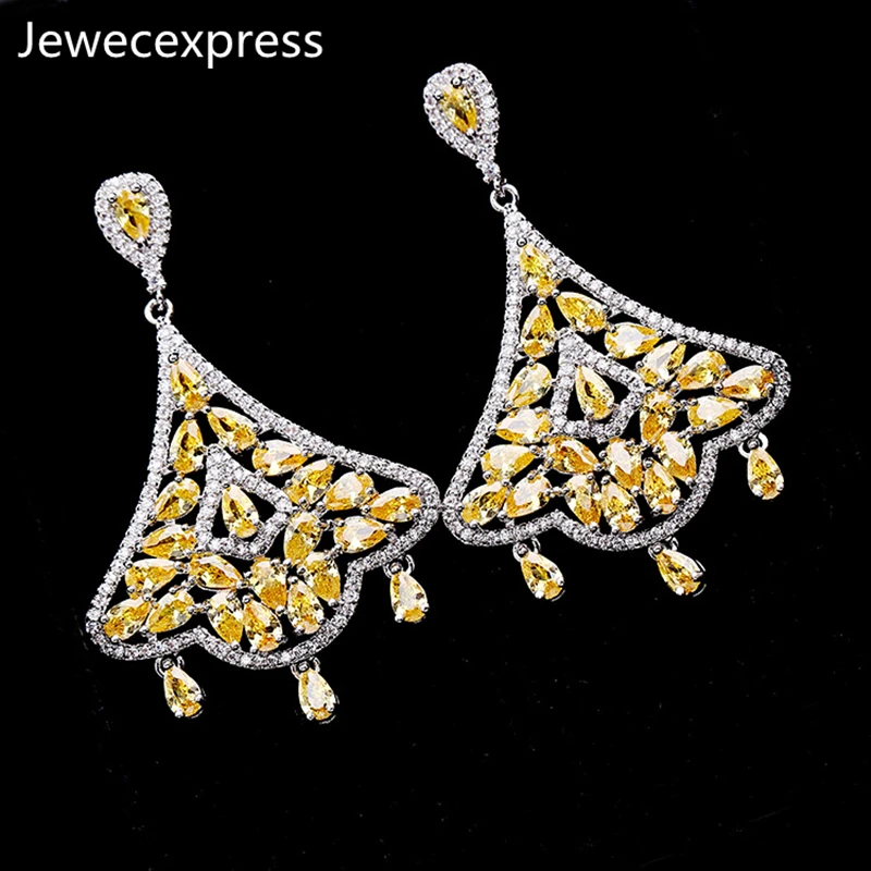 Jewecexpress S925silver иглы blink zircon серьги | Украшения и аксессуары