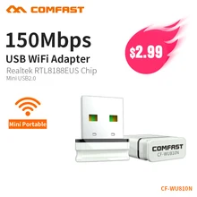 COMFAST Wifi адаптер 150 Мбит/с мини точки доступа беспроводная Wifi сетевая карта Usb Антенна ключ Windows XP 7 8 10 Mac OS CF-WU810N