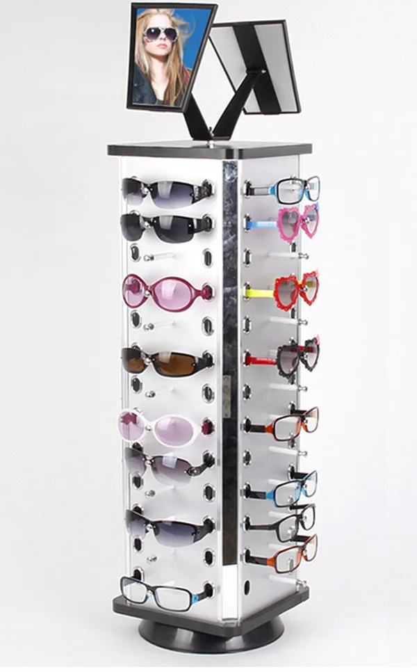 Aluminum Plastic Board Eyeglass Sunglasses Display Holder Rack Stand
