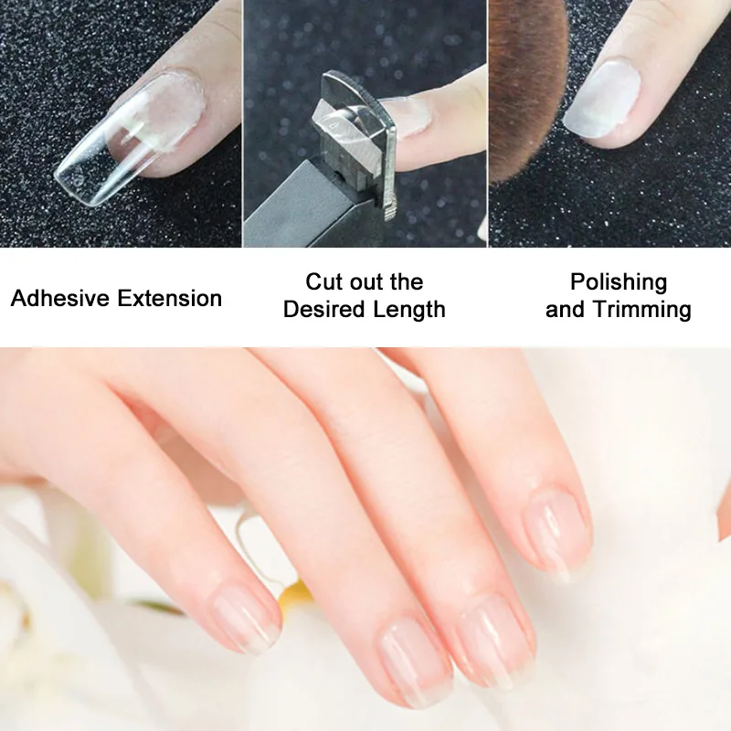 MIZHSE 1pc Professional Manicure Stainless Steel Nail Clipper Acrylic Gel Tips False Nail Tips Edge Cutting Trimmer