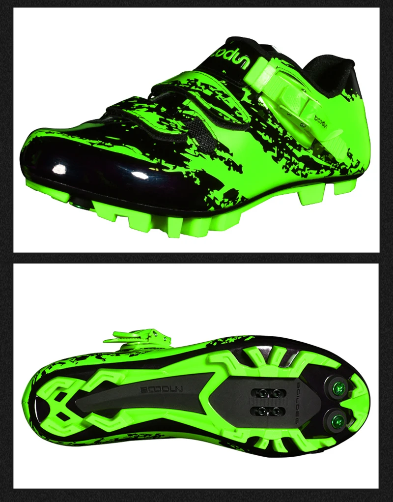 BOODUN sapatilha ciclismo mtb Cycling Shoes add SPD Pedal set Men sneakers mountain Bike Bicycle Self-Locking Athletic Shoes