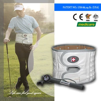 

CE FDA Spinal Air Traction Physio Decompression Back Belt Lumbar Waist Pain Relieve Brace Body Massage Lumbar Tractor Body Care