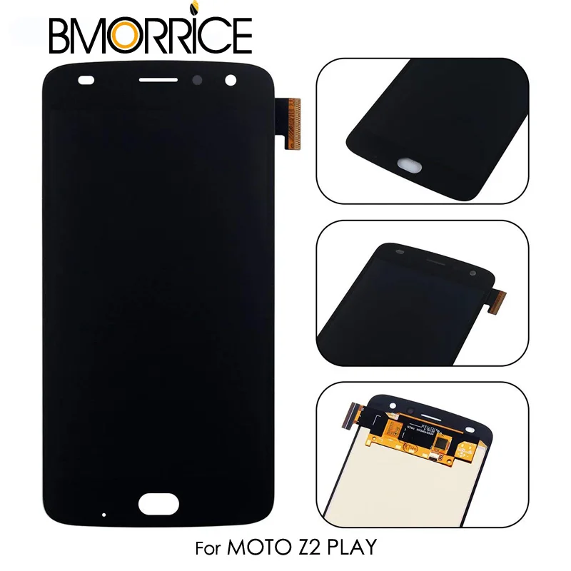 

Original AMOLED For Motorola Moto Z2 Play XT1070 LCD Display Touch Screen Digitizer Assembly Replacement 5.5'' No Frame