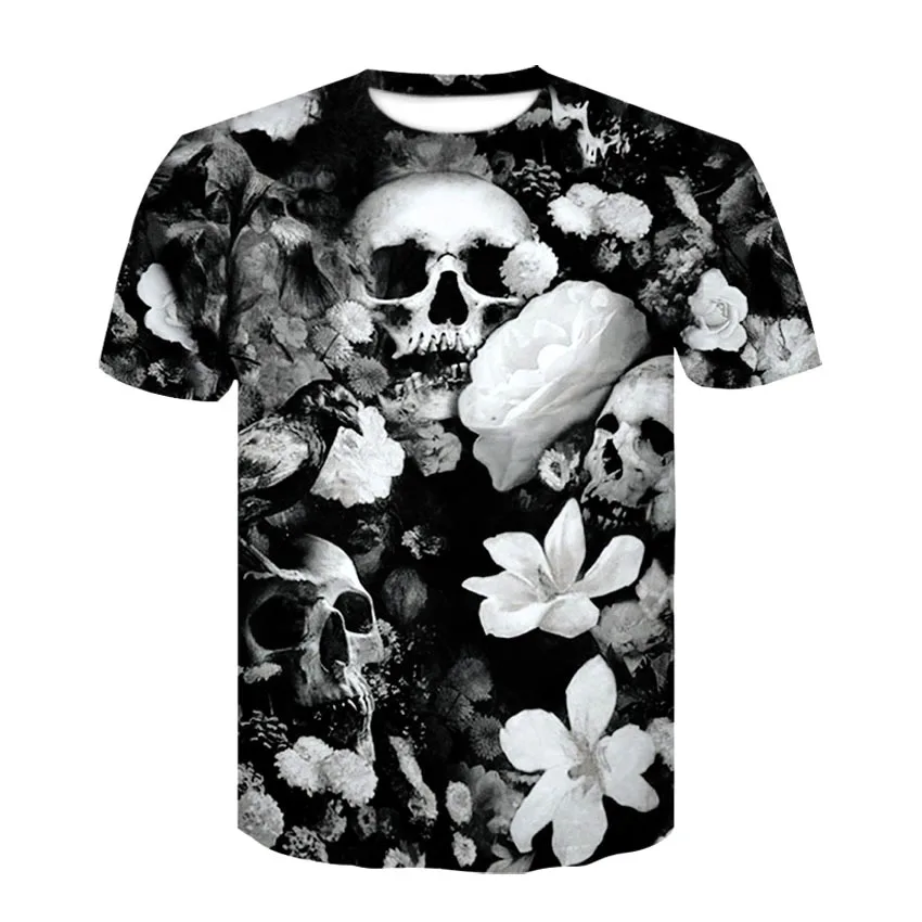 Бренд DEWIN Du Poker, футболка с игральными картами, Мужская одежда,, азартные черепа, черные футболки, футболка, одежда, топы, забавная 3d футболка