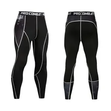 Волчья голова напечатаны утягивающие брюки для мужчин Бега Фитнес Спорт бег колготки фитнес стрейч марафон быстросохнущие брюки