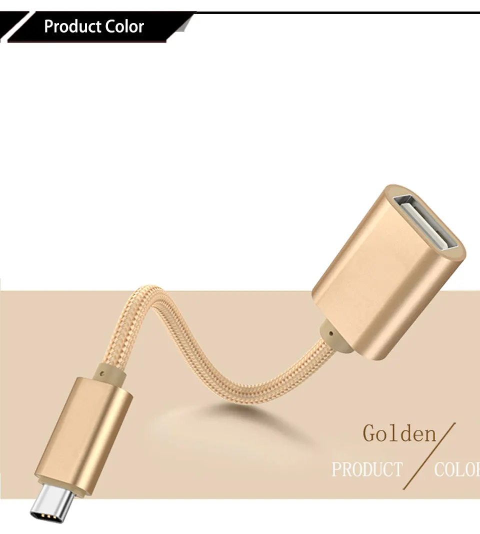 Type-c OTG Cable USB Female to Type C Male Adapter For Macbook Samsung S8 Plus Note 8 otg Cable For Nexus 5X 6P Xiaomi 5 (9)