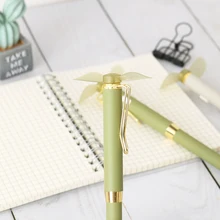 Летний Вентилятор ручка Студенческая белая-воротник прекрасная вращающаяся авторучка с маленьким электрическим вентилятором ручка многофункциональная ручка с вентилятором