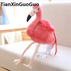 Около 30 см Симпатичные Фламинго Птица плюшевые игрушки мультфильм Фламинго Мягкая кукла детские игрушки подарок на день рождения s0746