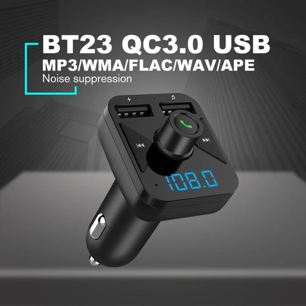 BT16 3.4A USB зарядное устройство Bluetooth автомобильный комплект fm-передатчик модулятор аудио музыка автомобиль Mp3 плеер телефон беспроводной громкой связи Carkit