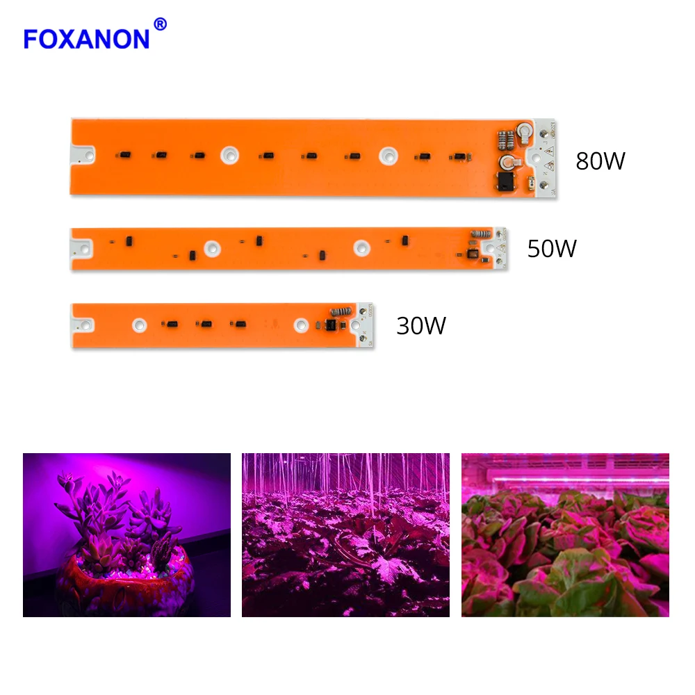 Светодиодсветодиодный фитолампа полного спектра Foxanon мощный COB чип для