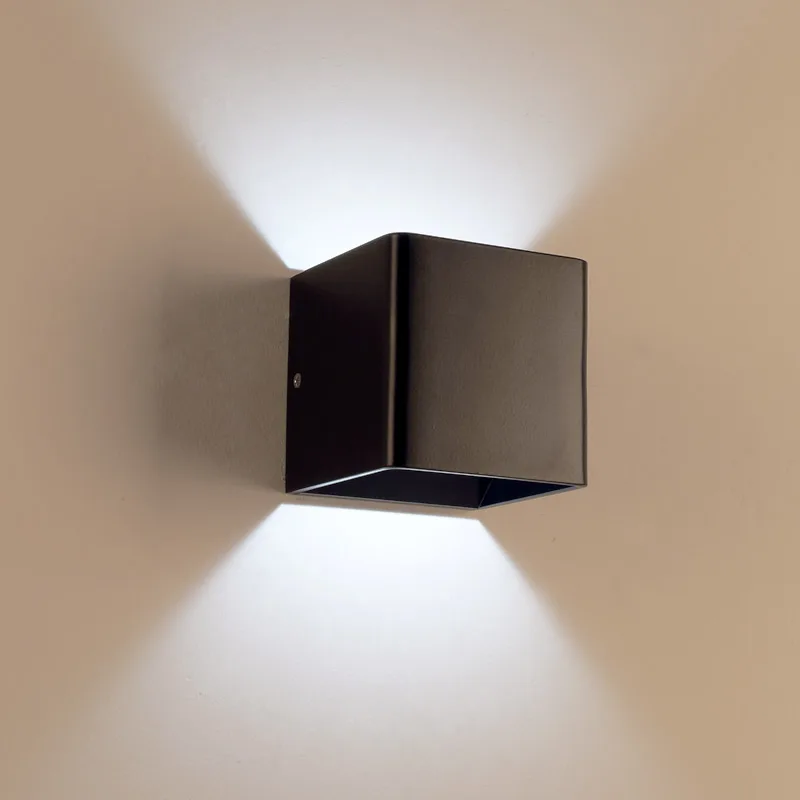 Деревянный зернистый светодиодный настенный светильник алюминиевый регулируемый светильник спальня гостиная настенные светильники дизайн теплый белый ZBD0009