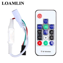 14-клавишный RGB беспроводной пульт дистанционного управления Мини RF светодиодный контроллер 14-Key Dc 5 V-24 V Sp103E WS2812 WS2811 цвет для 5050 3528 Светодиодная лента