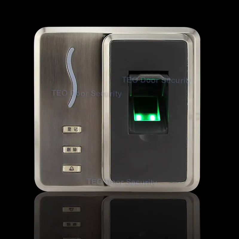 Metal Case Fingerprint Reader RS232 Biometric Fingerprint Scanner ZKTeco SF101 Single Door