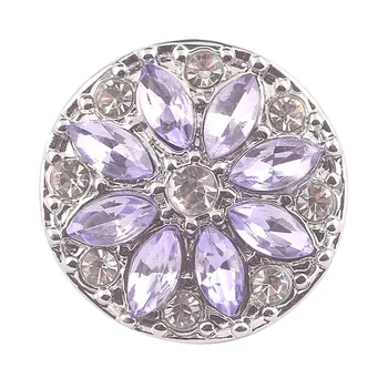 

20pcs/lot Flowers Press Snap Button Aromatherapy Snap Necklace Fit Snap Button 18mm 20MM Snap Jewelry