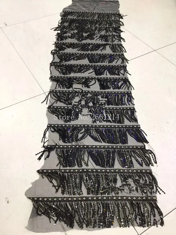 

Best Selling BZL-10712 African Lace Fabric Nigerian French Fabric with sequins High Quality lace fabric