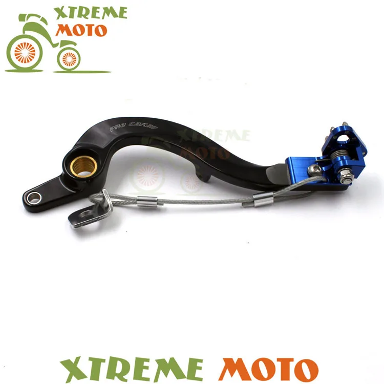 CNC Billet Forged Flexible Blue Rear MX Foot Brake Lever Pedal For Yamaha YZ250F 10-15 Motocross Dirt Pit Bike Off Road Racing CNC Billet Forged Flexible Blue Rear MX Foot Brake Lever Pedal For Yamaha YZ250F 10-15 Motocross Dirt Pit Bike Off Road Racing