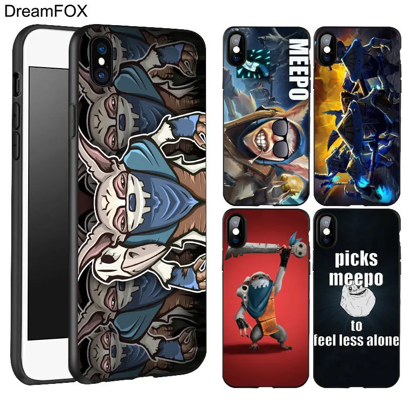 DREAMFOX K067 Dota 2 Meepo Black Soft TPU Silicone Case Cover For Apple iPhone 11 Pro XR XS Max X 8 7 6 6S Plus 5 5S 5G SE |