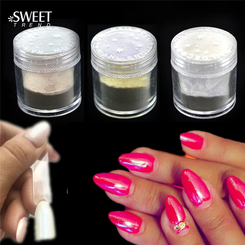 1bottle Mermaid Nail Glitter Powders 2pcs Brushes Magic Grant 1bottle Mermaid Nail Glitter Powders 2pcs Brushes Magic Grant Shimmer Glitters Powder Dust Laser Art Tip Deco Land261 In From Beauty