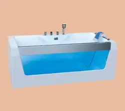 1700 мм Стеклопластик джакузи Ванна Акриловая гидромассаж серфинг пузырь ванна NS3028