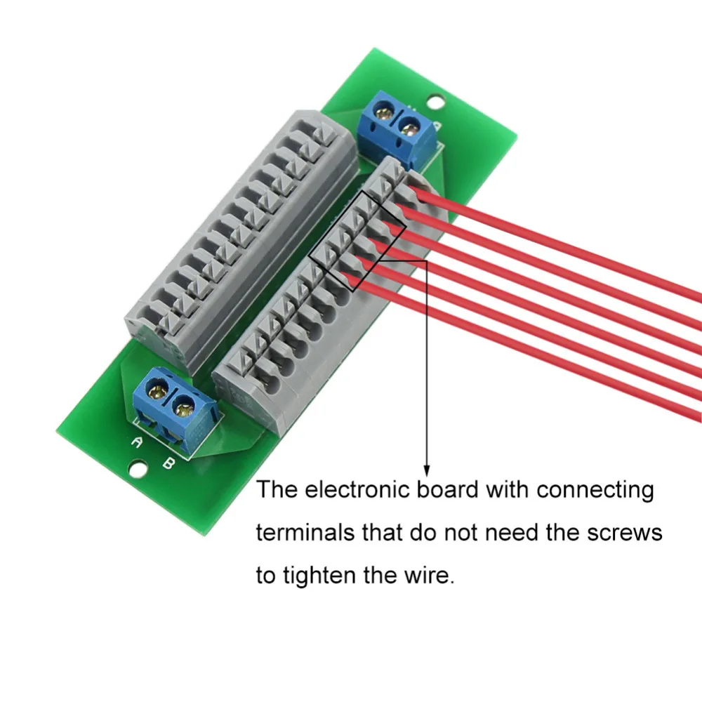 1х распределительная плата 2 входа 26 выходов без винта AC DC PCB008 контроль мощности поезда