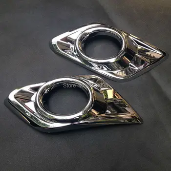 

ABS Chrome Front Head Fog Light Lamp Cover for 2014 2015 Nissan X-Trail X Trail XTrail Fog Light Cover Trim Car Accessories 2pcs