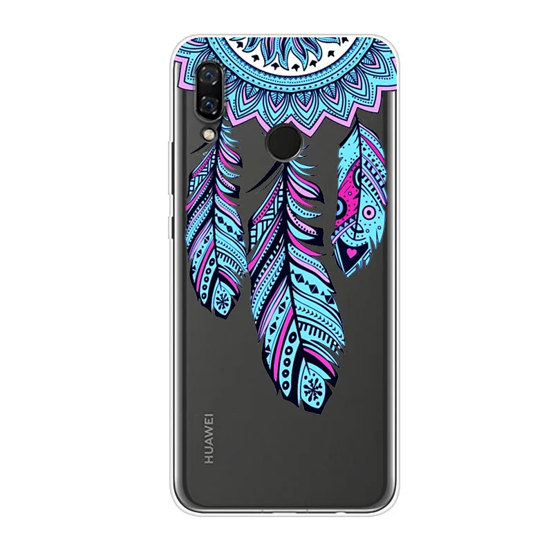 Ультра тонкий силикон для huawei Nova 4 3 3i 2 S Plus чехол с покрытием из термополиуретана