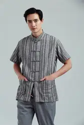 Шанхай история традиционная китайская одежда для мужчин белье дракон рубашка человек Тай чи рубашка Костюм Танг Топ короткий рукав кунг-фу