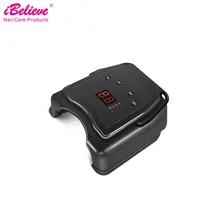 IBelieve 66 Вт светодиодный Сушилка для ногтей Перезаряжаемые лампы для ногтей Светодиодный УФ Гель-лак отверждения машины с ЖК-дисплей таймер боты быстрый автоматический сенсор