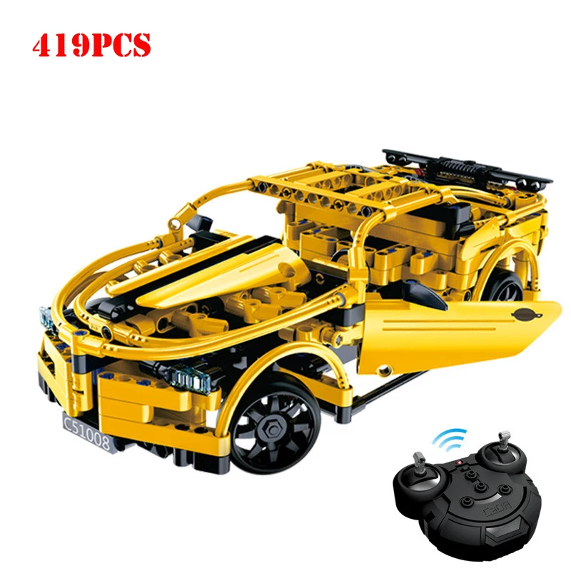 

419pcs RC Car Model Remote Control Racing Car Building Blocks Compatible Legoing Technic Bricks Toys For Children Birthday Gifts