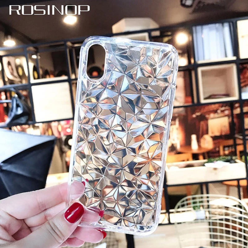 

ROSINOP Ultrathin Transparent TPU Case For huawei p20 lite Mate 20 pro Nova 3 Original Diamond Soft Case Cover Camera Protection