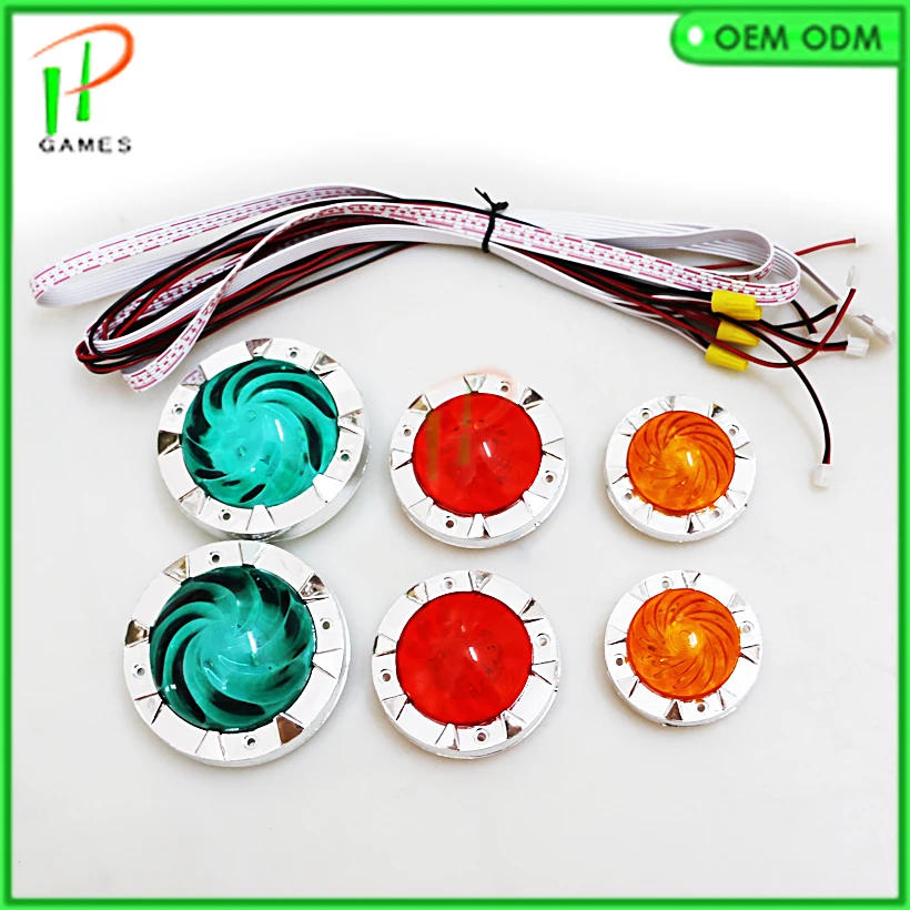 

6pcs/set 12V flashing LED lights swing machine decoration led lights Children's geme machine Kiddie rides accessories