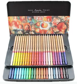 

Marco Raffine Artist 24/36/48/72/100 Color Pencils lapices de colores Professional for Coloured Drawing Pencil Set Art Supplies