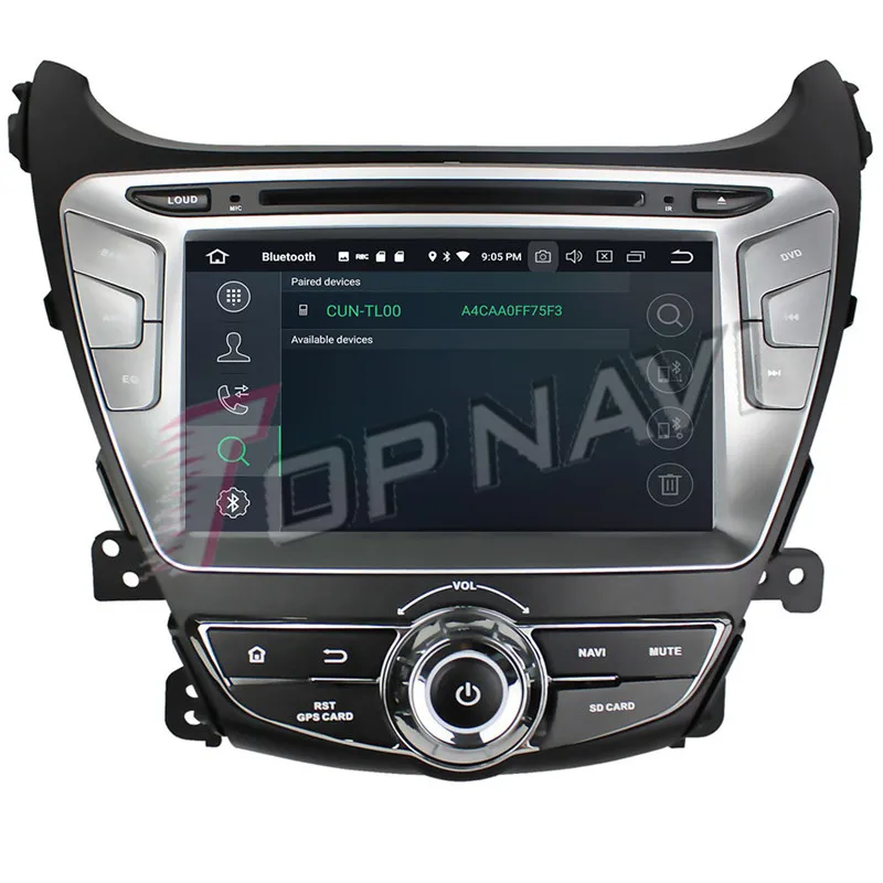 2 din car radio gps navigation android  car audio For Hyundai Elantra 2014