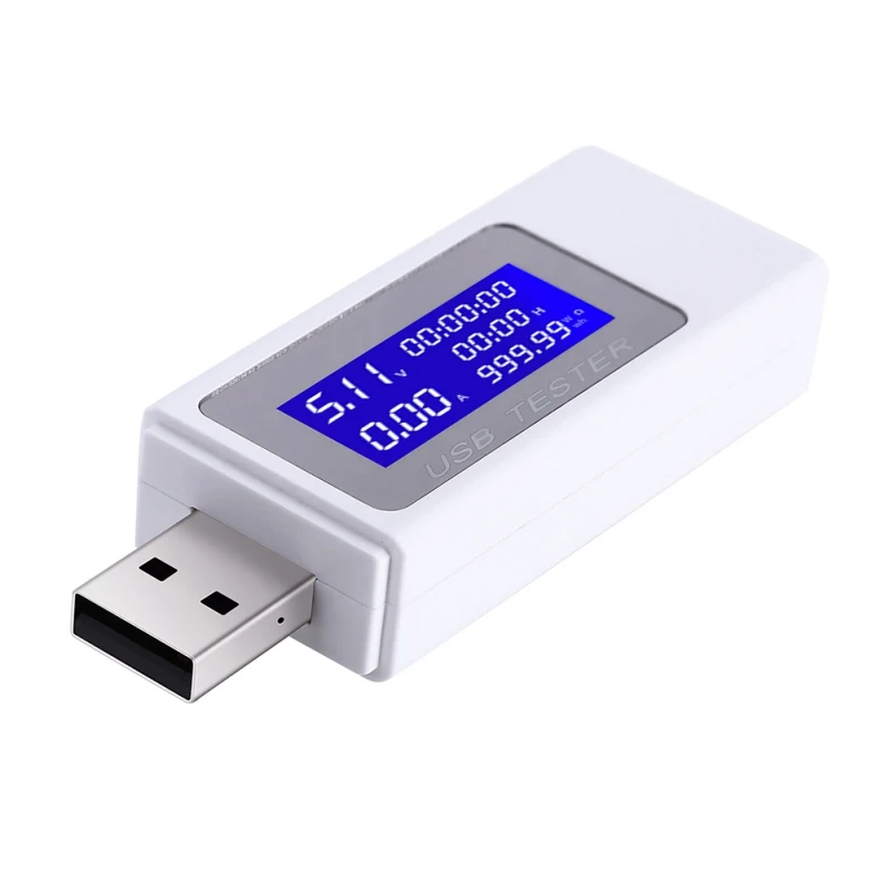 

DC 4-30V 0-5A 0-150W Mini USB Current Voltage Tester USB Ammeter Charging Tester Current Monitor USB Ports Digital Display