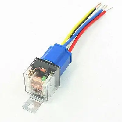 10 Pcs 5 Wire Ceramic Socket Green Indicator SPDT Car Relay DC 24V 40A JD2914 10 Pcs 5 Wire Ceramic Socket Green Indicator SPDT Car Relay DC 24V 40A JD2914