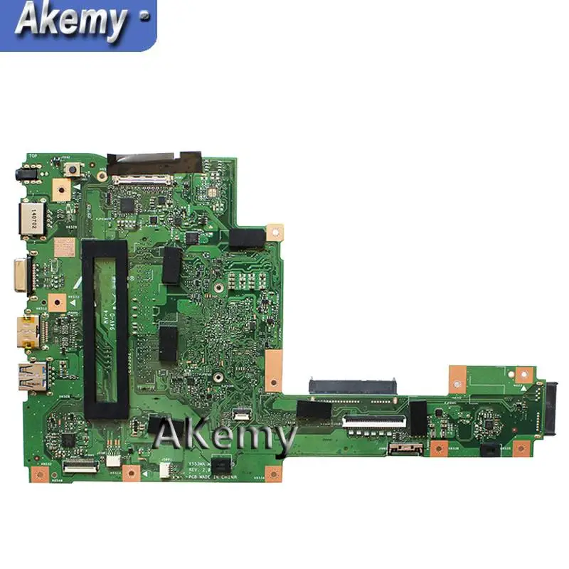 Amazoon X553MA مع N2840CPU اللوحة REV2.0 ل ASUS F503M X503M F553MA X503MA D503M X553MA اللوحة المحمول اختبار العامل