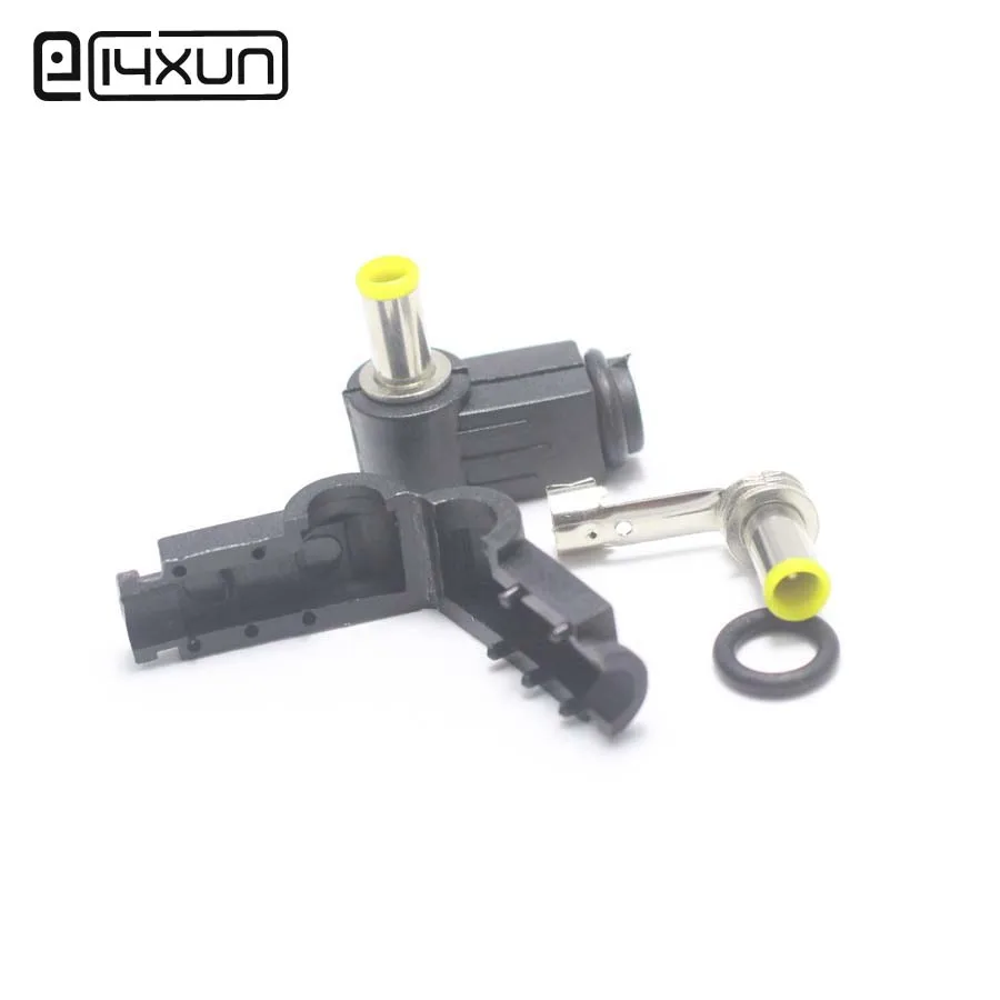 

1pcs 5.0*3.0mm Male DC Power jack Plug Connector Right Angle Welding Electrical Plugs Audio DIY Parts Yellow Head