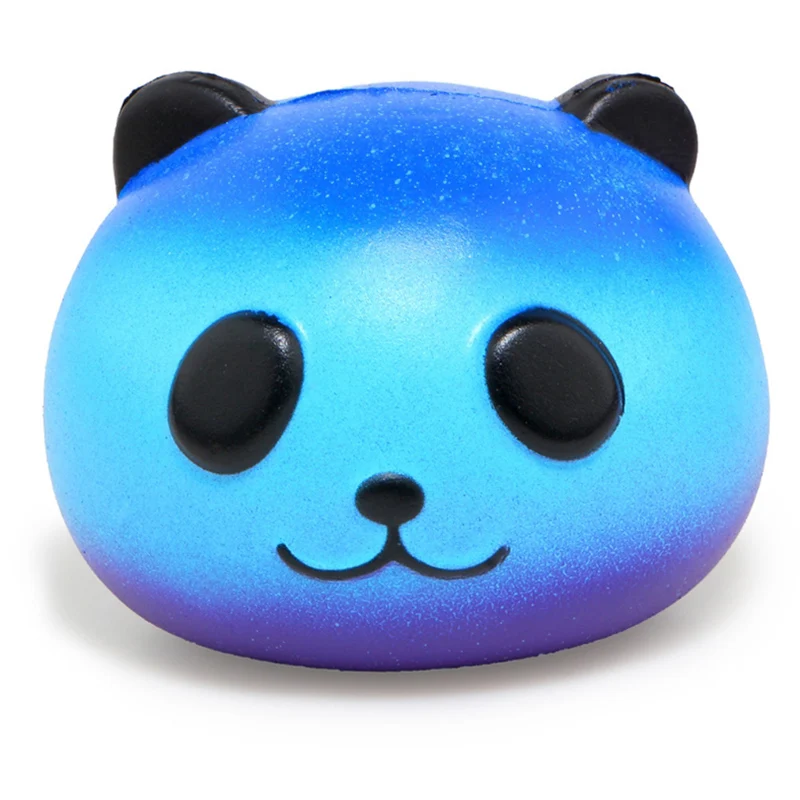 Jumbo Мягкий Красочный Galaxy Panda милый медленно поднимающийся снятие стресса мягкая сжимающая игрушка PU хлеб ароматизированный Рождественский Забавный Подарок для ребенка