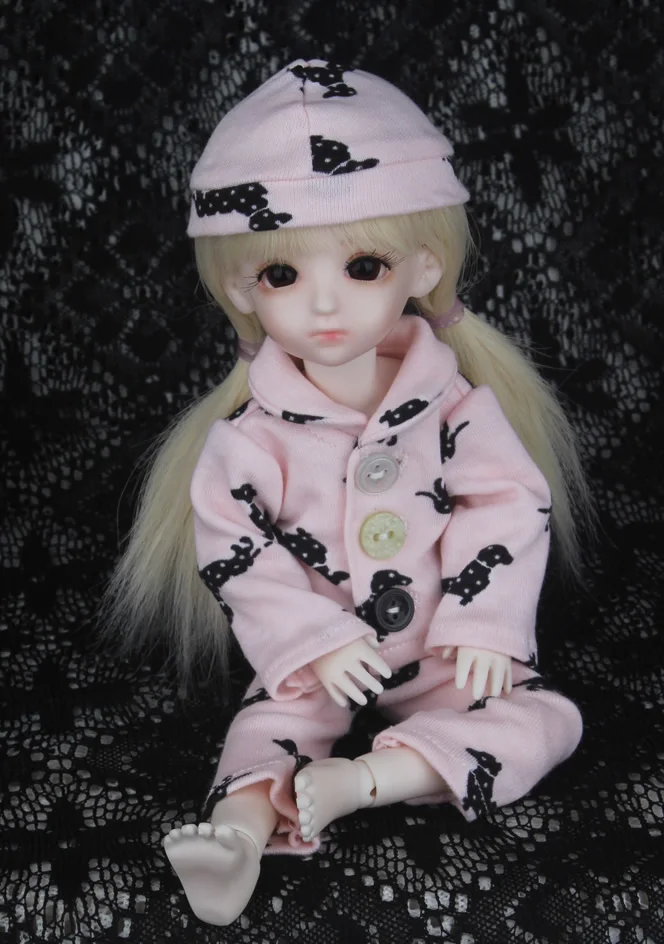 

1/3 1/4 1/6 1/8 Bjd doll clothes sleepwear piece set customize measurement