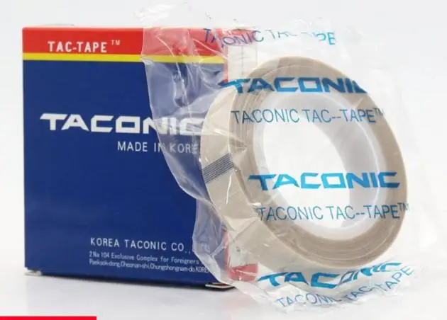 

10PCS 10m*0.13mm South Korea TACONIC 6095-03 Teflon High Temperature Heat-Resistant Adhesive Tape PTFE fiber cloth duct tape