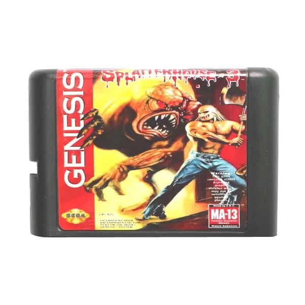 Sega MD игровая карта-Splatterhouse 3 для 16 бит игровой картридж Megadrive Genesis system | Электроника