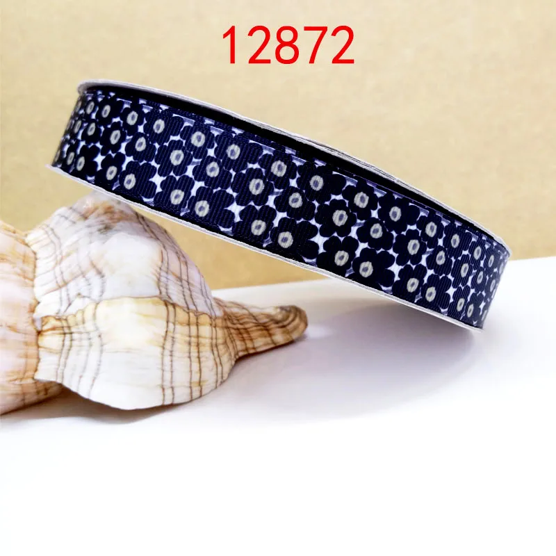 

Free shipping 50 yard per size printed grosgrain ribbon 12872