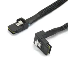 Cablecc SFF-8087 Mini SAS 4i 36 P до 36Pin угловой 90D кабель 1 м