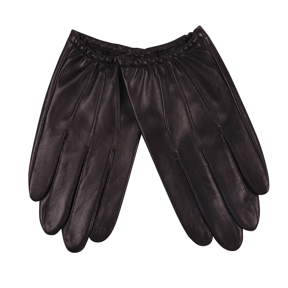 Sheepskin Gloves Male Winter Keep Warm Waterproof Windproof Thin Velvet Lined Touchscreen Genuine Leather Man Gloves M18001PQ-9