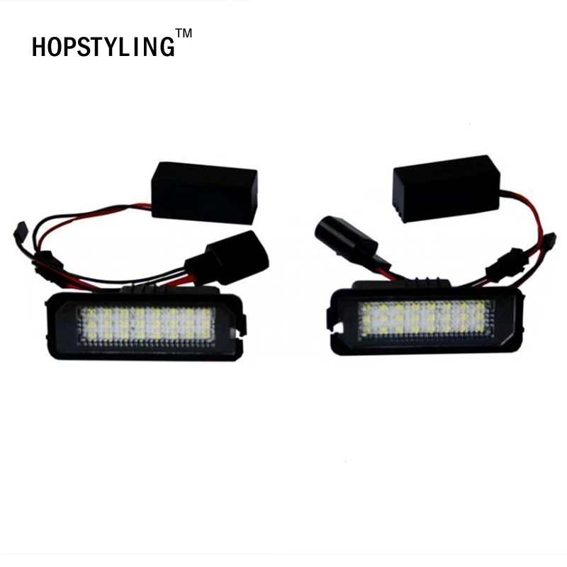 Автомобильный Стайлинг светодиодный светильник для номерного знака 18SMD Canbus без