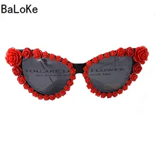 Фирменный дизайн, барокко, кошачий глаз, цветы, черные солнцезащитные очки, очаровательные женские повседневные солнцезащитные очки, пляжные, со стразами, дизайнерские солнцезащитные очки, подарки