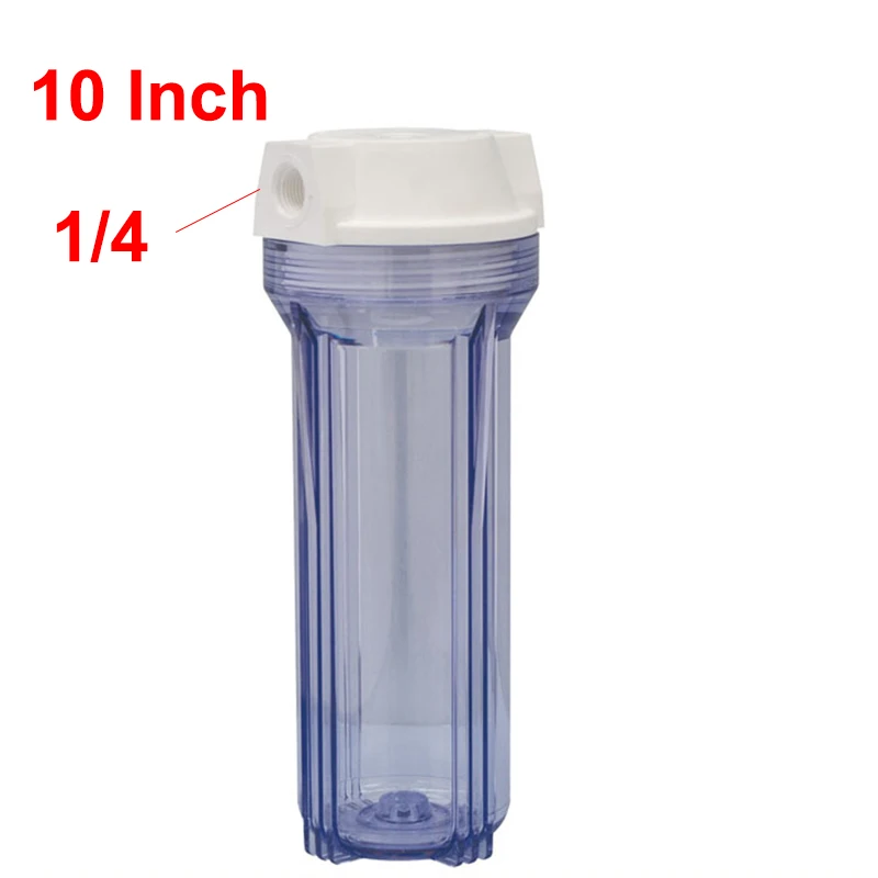 

1pcs Warter Filter Parts water filter bottle 10incn high 1/4 Inch Connector for Water Purifier RO Reverse Osmosis System machine