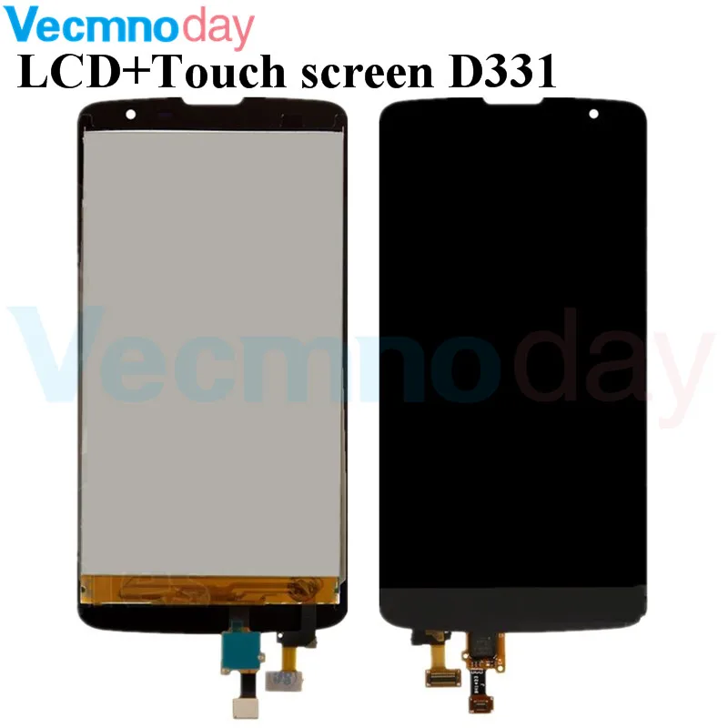 

Vecmnoday Original For LG Optimus L80+ D331 D335 D337 LCD Display + Touch Glass Digitizer Assembly Black Replacement Screen