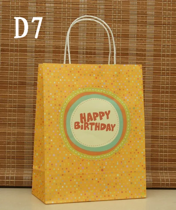 27x21x11 см Kawaii день рождения серии мешок подарков для детей Бумага сумка с ручками вечерние хранения принадлежностей (tt-2658)