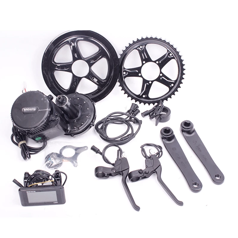 8Fun 36V500W Bafang BBS02 мотор среднего привода для велосипеда электрический велосипед